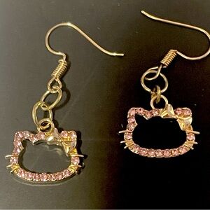 Hello Kitty Pink Earrings